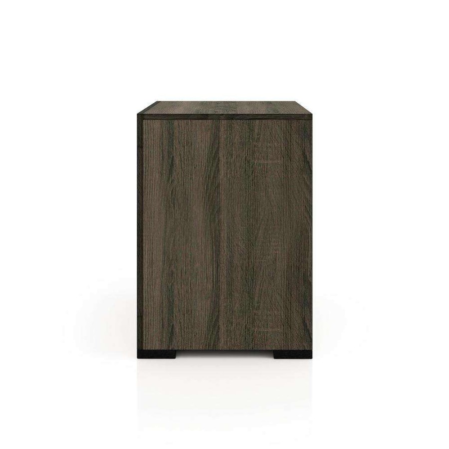 Bedroom Furniture * | Burgaw 2-Drawer Gray Nightstand 20.25 In. H X 21.5 In. W X 17.75 In. D By Furniture Of America