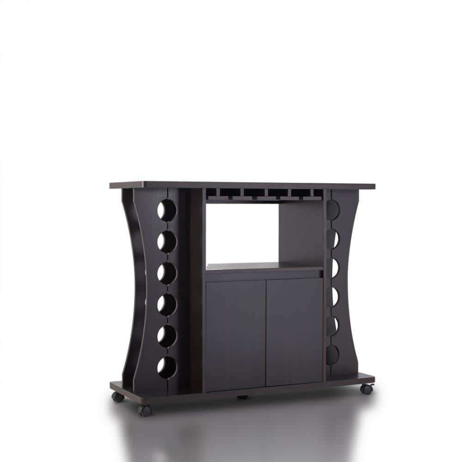 Kitchen & Dining Room Furniture * | Cleor Espresso Buffet By Furniture Of America