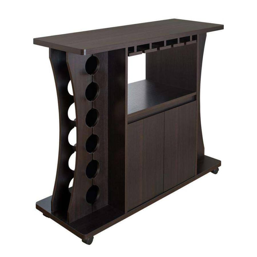 Kitchen & Dining Room Furniture * | Cleor Espresso Buffet By Furniture Of America