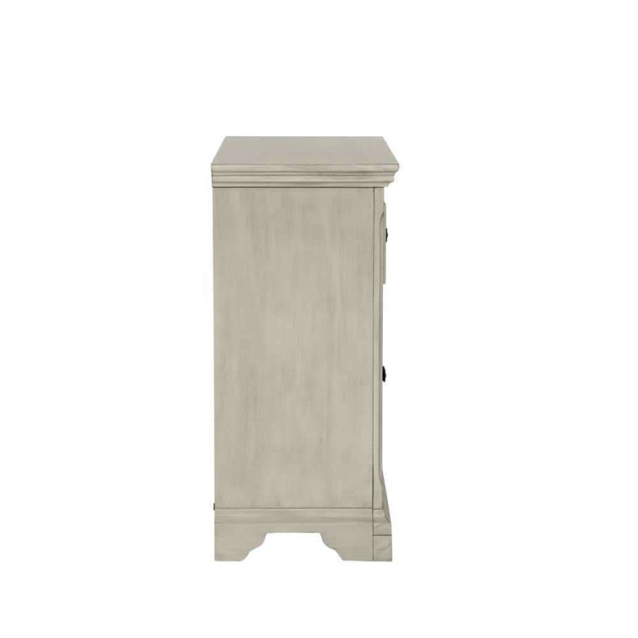 Living Room Furniture * | Pittens Antique White Accent Cabinet With 1-Drawer By Furniture Of America