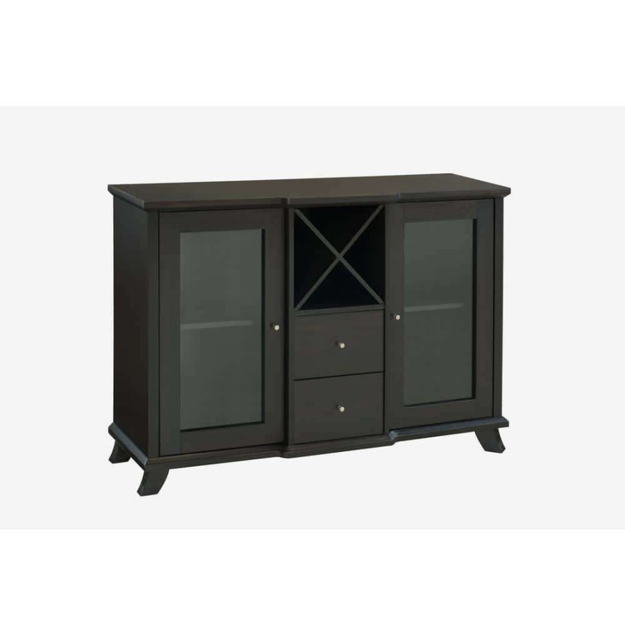 Kitchen & Dining Room Furniture * | Reyne Cappuccino Buffet By Furniture Of America