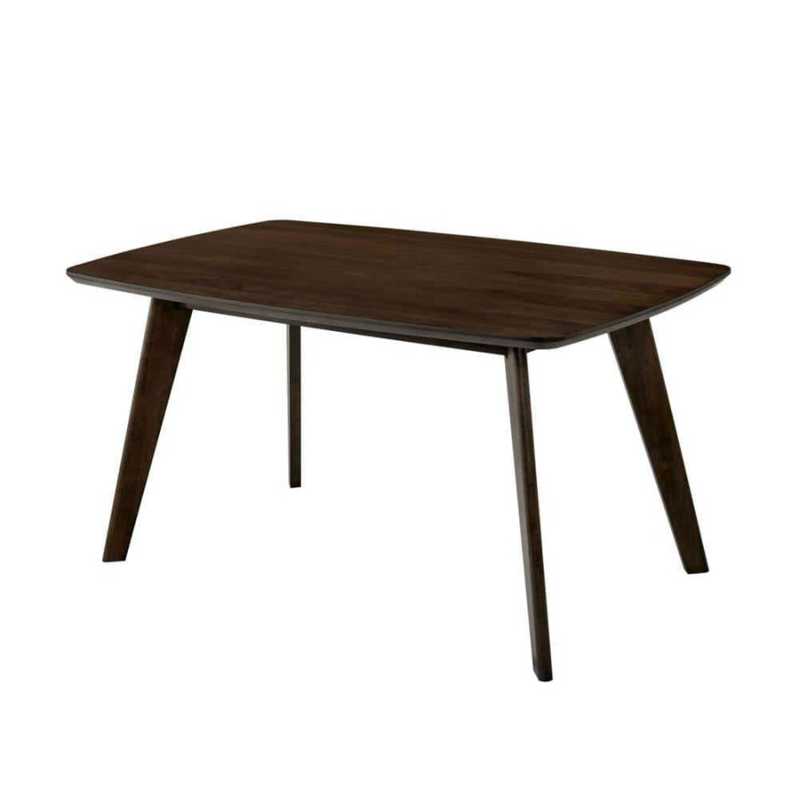 Kitchen & Dining Room Furniture * | Cirez Walnut Dining Table By Furniture Of America