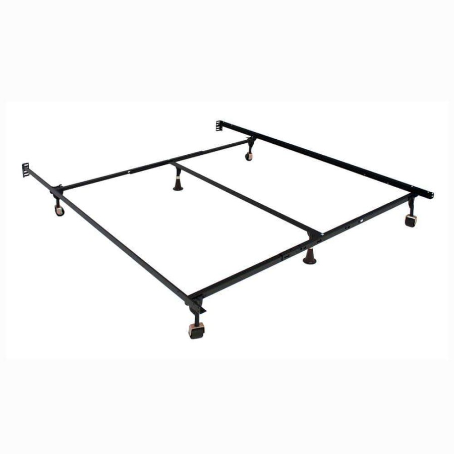 Bedroom Furniture * | Huntsdale Queen/King Steel Adjustable Bed Frame By Furniture Of America