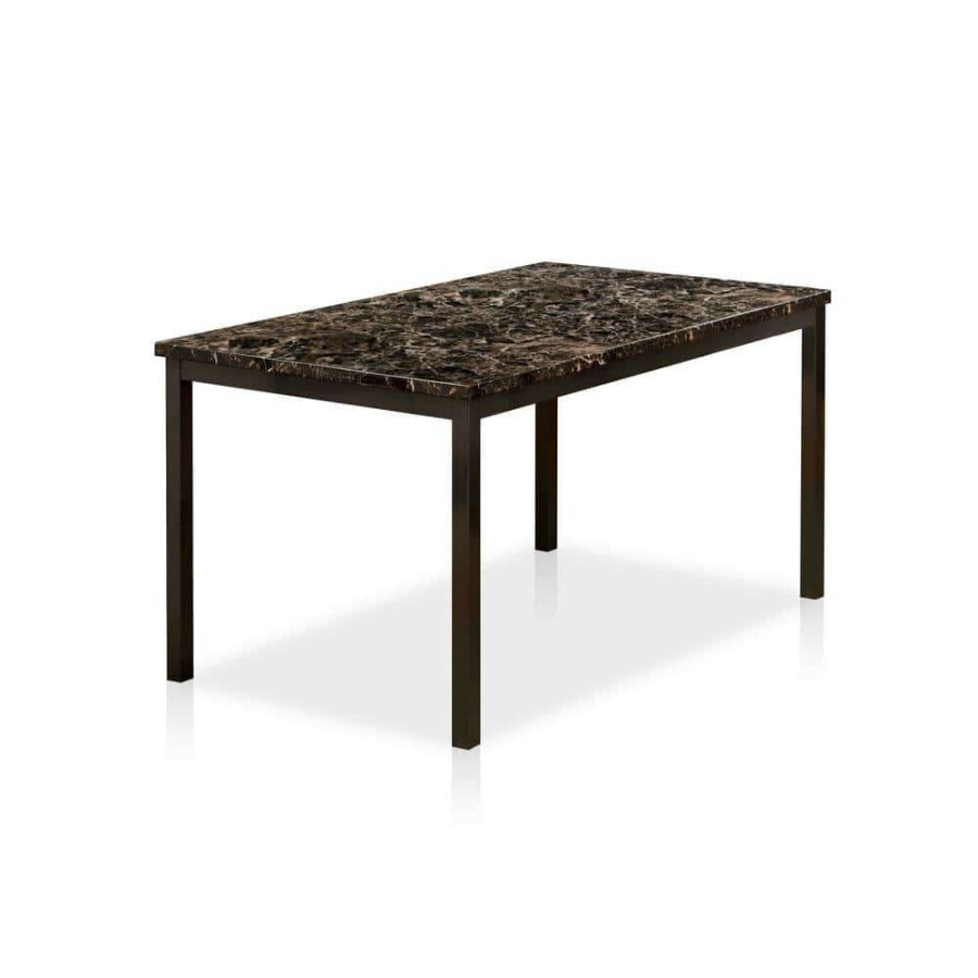 Kitchen & Dining Room Furniture * | Coiplin Black Dining Table By Furniture Of America