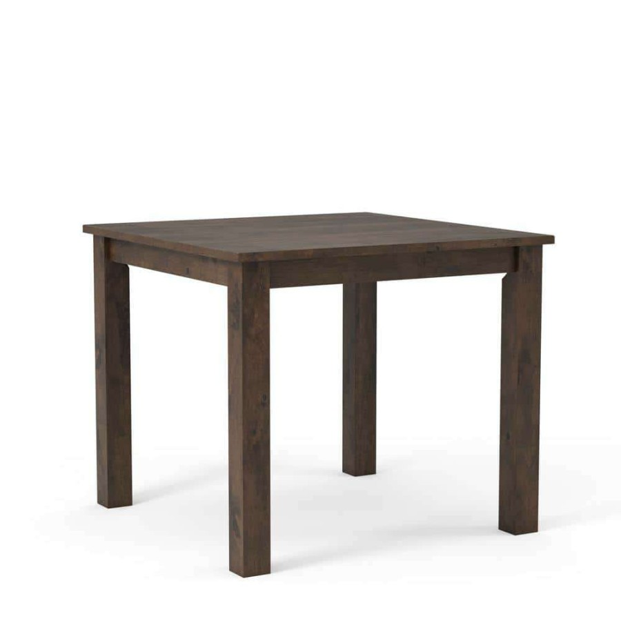 Kitchen & Dining Room Furniture * | Stella Rustic Oak Counter Height Dining Table By Furniture Of America