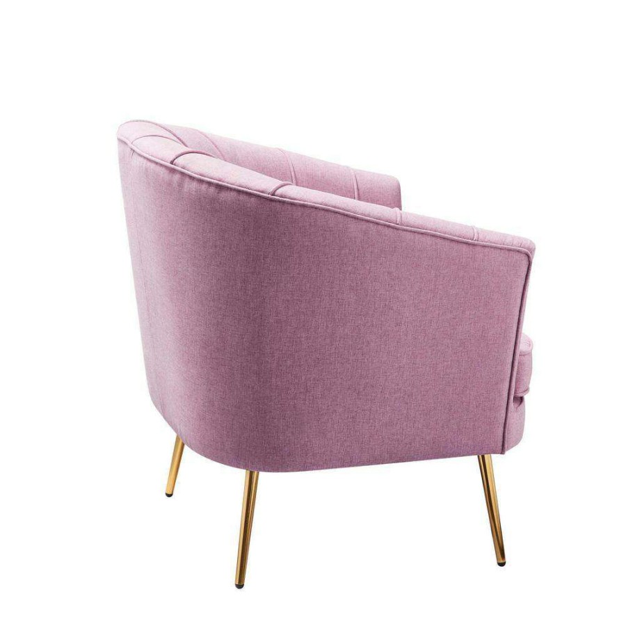 Living Room Furniture * | Endel Lilac Fabric Accent Chair By Furniture Of America